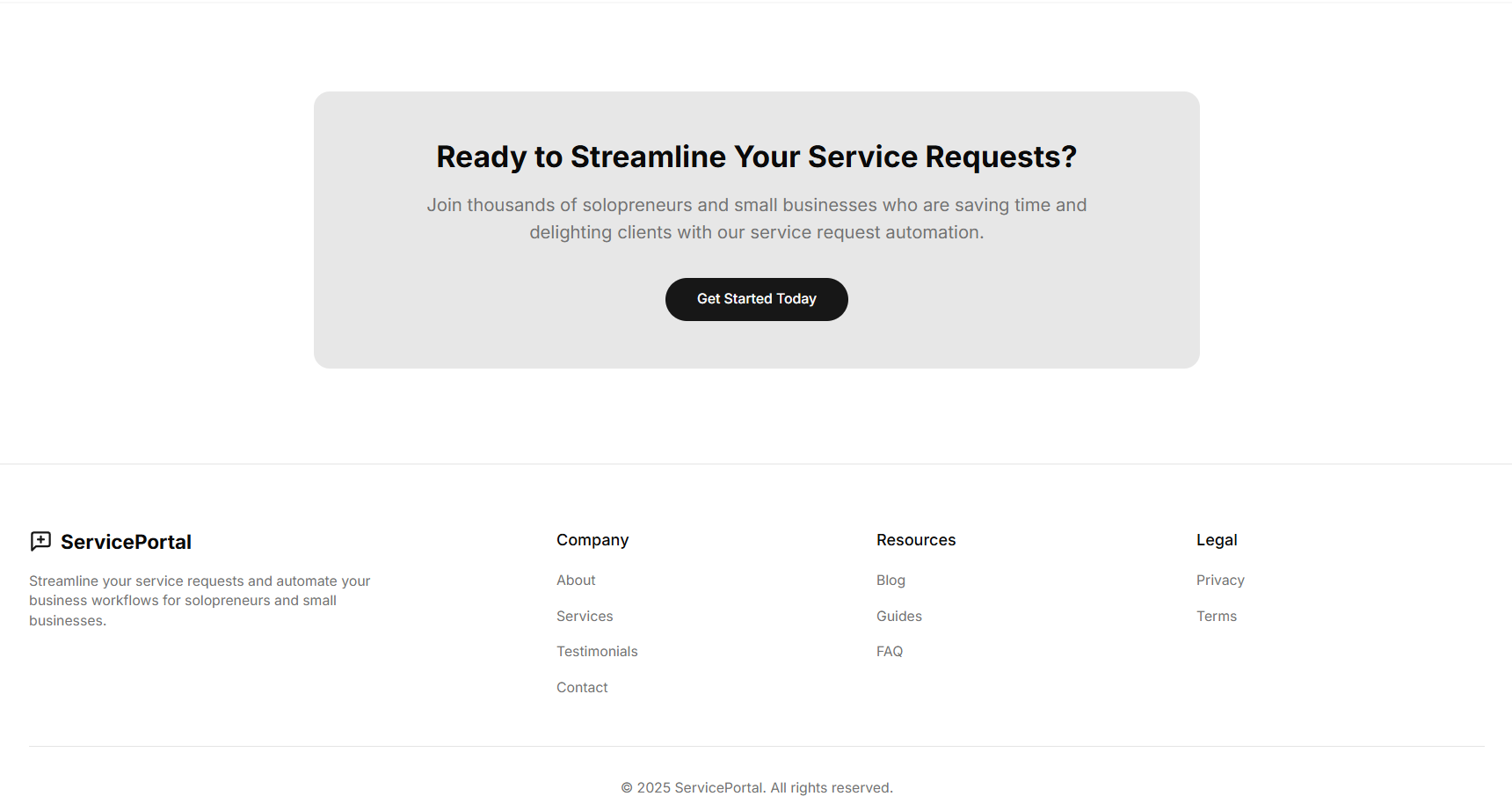 Service Portal preview 4